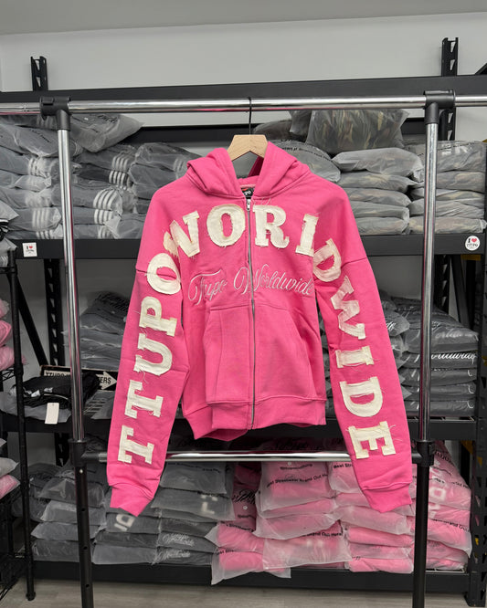 TTUPOWORLDWIDE HOODIES “PINK”