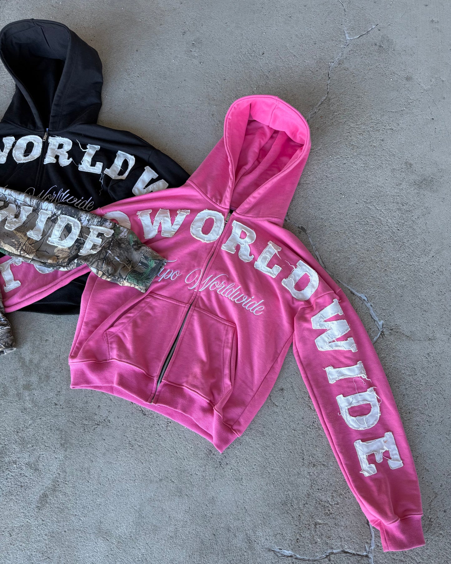 TTUPOWORLDWIDE HOODIES “PINK”