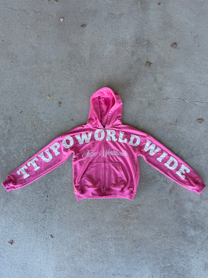 TTUPOWORLDWIDE HOODIES “PINK”