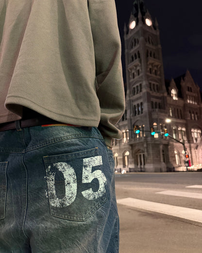 05 JEANS “WASHED BLUE”